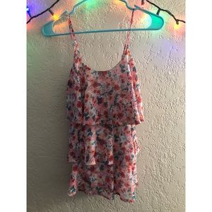 Floral tank top